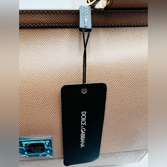 Authentic DOLCE & GABBANA large Sicily leather top handle, handbag. Brand New. - Picture 15 of 15